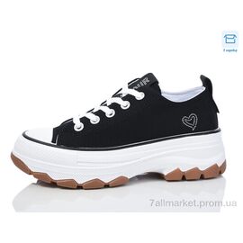 Кеди жіночі стильні Весна/осінь J1059-1 (8 пар р.36-41) "Hongquan" недорого оптом від прямого постачальника