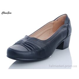 Фотография Туфли женские стильные Весна/осень 7313-9 (8 пар р.37-42) "Chunsen" недорого оптом от прямого поставщика