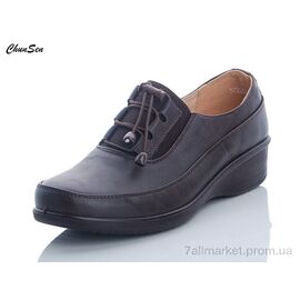 Фотография Туфли женские стильные Весна/осень 57225-2 (8 пар р.37-42) "Chunsen" недорого оптом от прямого поставщика