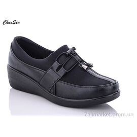 Фотография Туфли женские стильные Весна/осень 57319-1 (8 пар р.37-42) "Chunsen" недорого оптом от прямого поставщика