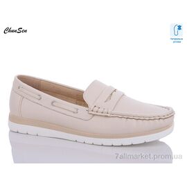Фотография Мокасины женские демисезонные Весна/осень X581-7 (8 пар р.37-42) "Chunsen" недорого оптом от прямого поставщика