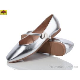 Фотография Балетки женские удобные Весна/осень W56-3 (8 пар р.36-40) "Mei De Li" недорого оптом от прямого поставщика