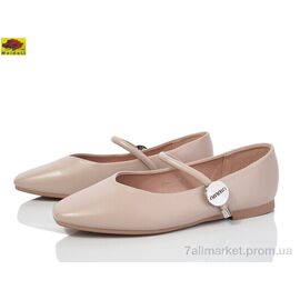 Фотография Балетки женские удобные Весна/осень W56-6 (8 пар р.36-40) "Mei De Li" недорого оптом от прямого поставщика