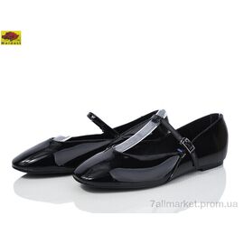 Балетки жіночі зручні Весна/осінь W953-17 (8 пар р.36-41) "Mei De Li" недорого оптом від прямого постачальника