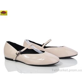 Балетки жіночі зручні Весна/осінь W953-18 (8 пар р.36-41) "Mei De Li" недорого оптом від прямого постачальника