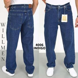 Джинси чоловічі 4006 blue р.28-34 "God Baron" недорого оптом від прямого постачальника