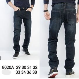 Джинси чоловічі 8020A navy р.29-38 "God Baron" недорого оптом від прямого постачальника