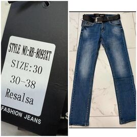 Джинси чоловічі 8093 blue р.30-38 "God Baron" недорого оптом від прямого постачальника