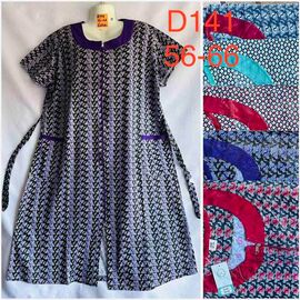 Фотография Халат женский D141 mix р.52-62 "SHELLY" недорого оптом от прямого поставщика