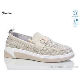 Фотография Туфли женские стильные Весна/осень X259-7 (8 пар р.37-42) "Chunsen" недорого оптом от прямого поставщика