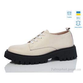 Фотография Туфли женские стильные Весна/осень 3105 беж (6 пар р.36-41) "Lena" недорого оптом от прямого поставщика