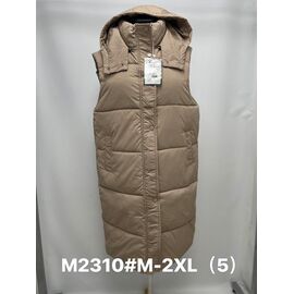 Фотография Жилетка женская M2310 beige р.M-2XL "Jacket" недорого оптом от прямого поставщика