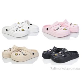 Крокси жіночі літні Літо Q25 mix (24 пар р.36-41) "Hongquan" недорого оптом від прямого постачальника