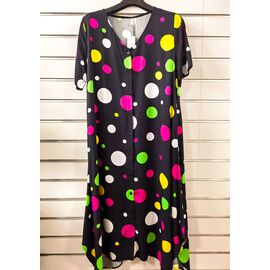 Фотография Платье летнее женское 8581 black р.2XL-6XL "BASE" недорого оптом от прямого поставщика