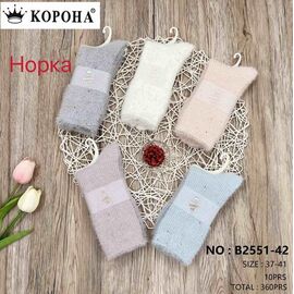 Шкарпетки жіночі теплі B2551-42 mix р.37-41 "Annet" недорого оптом від прямого постачальника