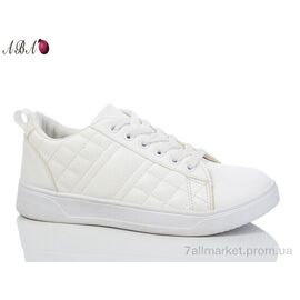 Фотография Кроссовки женские модные Весна/осень JP36 white (8 пар р.36-41) "Aba" недорого оптом от прямого поставщика
