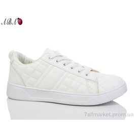 Фотография Кроссовки женские модные Весна/осень JP37 white (8 пар р.36-41) "Aba" недорого оптом от прямого поставщика