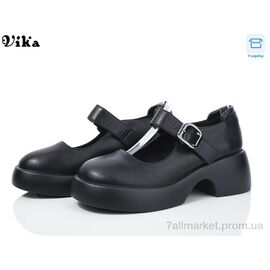 Фотография Туфли женские стильные Весна/осень D510-4 (8 пар р.36-41) "Vika" недорого оптом от прямого поставщика
