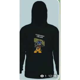 Фотография Худи детский на мальчика MB26 black р.134-152 "Mary Brand" недорого оптом от прямого поставщика