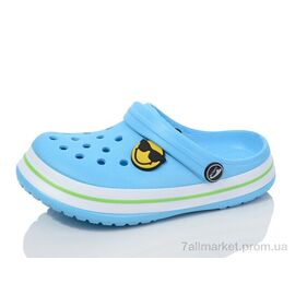 Фотография Кроксы детские летние Лето 3002-313 (12 пар р.30-35) "Luck Line" недорого оптом от прямого поставщика