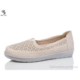 Туфлі жіночі стильні Літо JSD008 beige (8 пар р.37-42) "Red Sun" недорого оптом від прямого постачальника