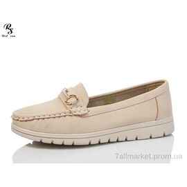 Фотография Туфли женские стильные Весна/осень JSD006 beige (8 пар р.37-42) "Red Sun" недорого оптом от прямого поставщика