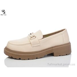 Фотография Туфли женские стильные Весна/осень JSD002 beige (8 пар р.37-42) "Red Sun" недорого оптом от прямого поставщика