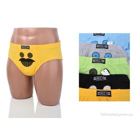 Фотография Трусы Весна/осень E606 mix (08800) (24 шт. р.сетка L-3XL) "Obuvok" недорого оптом от прямого поставщика