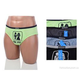 Фотография Трусы Весна/осень 589 mix (08793) (24 шт. р.сетка L-3XL) "Obuvok" недорого оптом от прямого поставщика