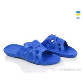 Шльопанці жіночі полегшені Літо Cross SV009 синій (6 пар р.36-41) "Vladimir" недорого оптом від прямого постачальника