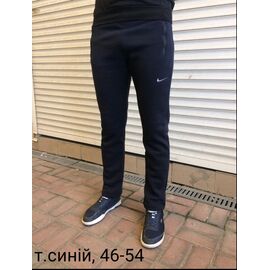 Штани спортивні чоловічі утеплені 01-3 navy р.46-54 "VICTORY" недорого оптом від прямого постачальника