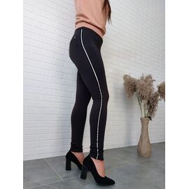 Фотография Штаны спортивные женские тёплые 70326 black р.XL-4XL "VICTORY" недорого оптом от прямого поставщика