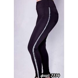 Фотография Штаны спортивные женские тёплые 7334 navy р.S-XL "VICTORY" недорого оптом от прямого поставщика