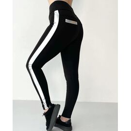 Лосини жіночі теплі 738 black р.S-XL "VICTORY" недорого оптом від прямого постачальника