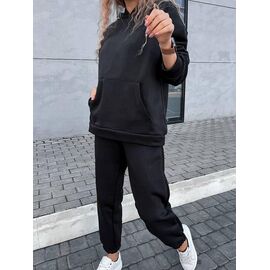 Фотография Костюм спортивный женский 808-8023 black р.S-XL "VICTORY" недорого оптом от прямого поставщика