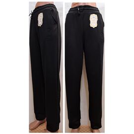 Штани спортивні жіночі AB310 black р.3XL-8XL "VICTORY" недорого оптом від прямого постачальника