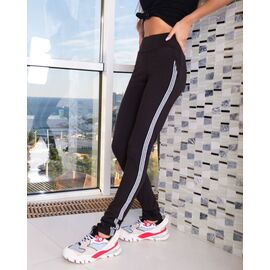 Фотография Лосины женские тёплые 7818 black р.S-XL "VICTORY" недорого оптом от прямого поставщика