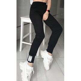 Штани спортивні жіночі теплі 8042 black р.S-XL "VICTORY" недорого оптом від прямого постачальника