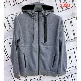 Кофта спортивна чоловіча 2323A l.grey р.M-3XL "VICTORY" недорого оптом від прямого постачальника