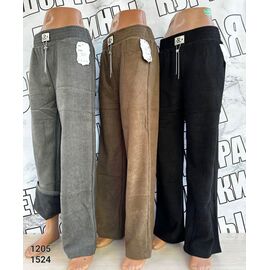 Фотография Штаны спортивные женские тёплые 1524 mix р.2XL-6XL "VICTORY" недорого оптом от прямого поставщика