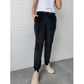 Штани спортивні жіночі 330018 black р.XL-4XL "VICTORY" недорого оптом від прямого постачальника