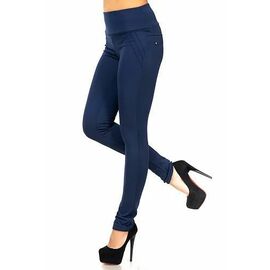 Фотография Лосины женские 5004 blue р.XL-4XL "VICTORY" недорого оптом от прямого поставщика