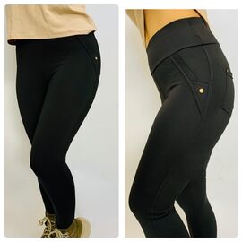 Фотография Лосины женские 5384 black-old-1 р.S-XL "VICTORY" недорого оптом от прямого поставщика