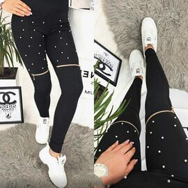 Лосини жіночі 5875 black р.S-XL "VICTORY" недорого оптом від прямого постачальника