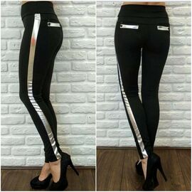 Лосини жіночі 538 black р.S-XL "VICTORY" недорого оптом від прямого постачальника