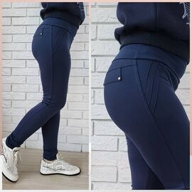 Лосини жіночі 5004 navy р.XL-4XL "VICTORY" недорого оптом від прямого постачальника