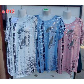 Фотография Футболка женская A012 mix-old-1 р.56-60 "VICTORY" недорого оптом от прямого поставщика