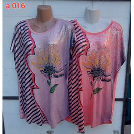 Фотография Футболка женская A016 mix-old-1 р.56-60 "VICTORY" недорого оптом от прямого поставщика