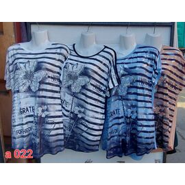 Фотография Футболка женская A022 mix р.56-60 "VICTORY" недорого оптом от прямого поставщика