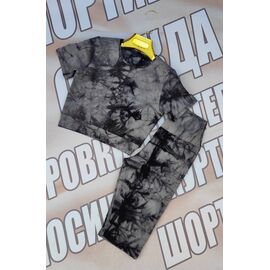 Фотография Костюм женский 13 grey-black р.S-2XL "VICTORY" недорого оптом от прямого поставщика